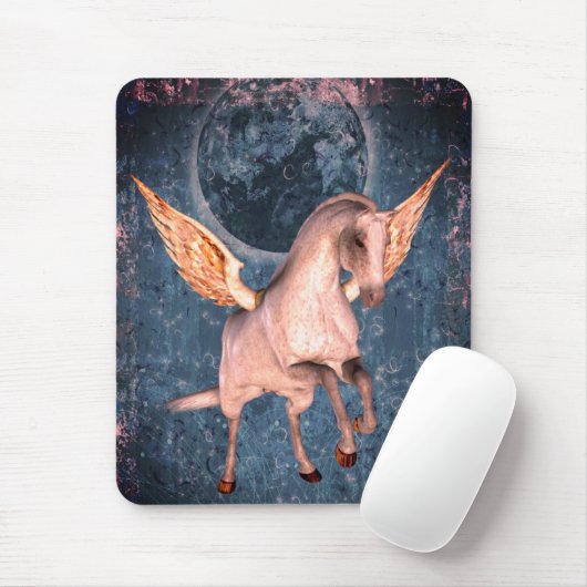 Flying Pegasus Horse Fantasy Art Muismat (Met muis)