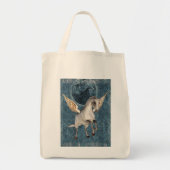 Flying Pegasus Horse Fantasy Canvas tas (Voorkant)