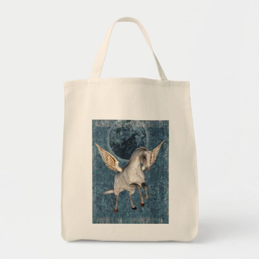 Flying Pegasus Horse Fantasy Canvas tas (Voorkant)