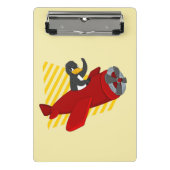 Flying penguin cartoon mini clipboard mini klembord (Voorkant)