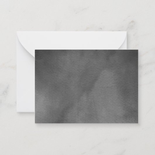 Flying Petal na begrafenis Dank u kaarten Notitiekaartje (Achterkant)