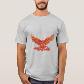Flying Phoenix Bird T-shirt (Voorkant)