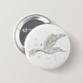 Flying Phoenix Ronde Button 5,7 Cm (Voorkant /achterkant)
