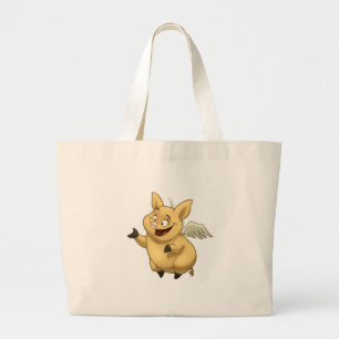 Flying Pig Bag Grote Tote Bag