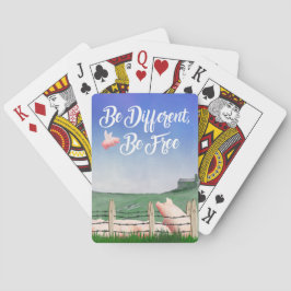 Flying Pig-Be Anders Pokerkaarten