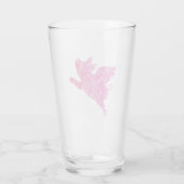 Flying Pig Beer Glass, vliegende Varkens Glas (Achterkant)