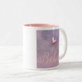 Flying Pig-Believe Tweekleurige Koffiemok (Voorkant rechts)