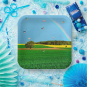 Flying Pig Boerderij Paper Bord (Feest)