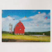 Flying Pig Boerderij Puzzel Legpuzzel (Horizontaal)