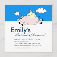 Flying Pig Bridal Shower