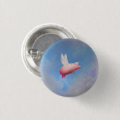 Flying Pig Button (Voorkant /achterkant)