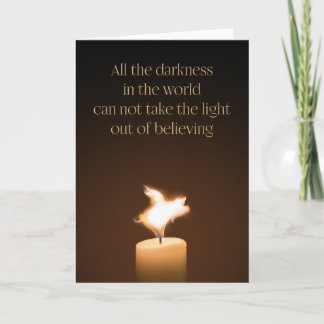 Flying Pig Candle Flame Kaart