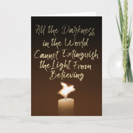 Flying Pig Candle Flame Kaart