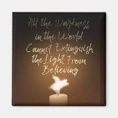 Flying Pig Candle Flame Magneet (Voorkant)