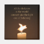 Flying Pig Candle Flame Magnet (Voorkant)