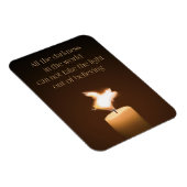 Flying Pig Candle Flame Magnet Magneet (Rechterzijde)