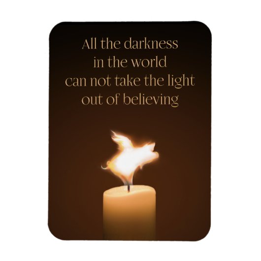 Flying Pig Candle Flame Magnet Magneet (Verticaal)