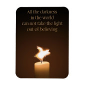 Flying Pig Candle Flame Magnet Magneet (Verticaal)