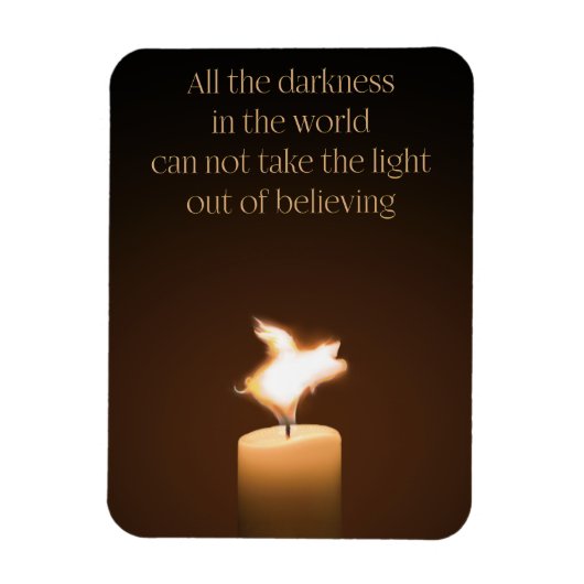 Flying Pig Candle Flame Magnet Magneet (Verticaal)