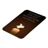 Flying Pig Candle Flame Magnet Magneet (Linkerzijde)