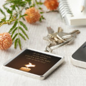 Flying Pig Candle Flame Sleutelhanger (Zijkant)