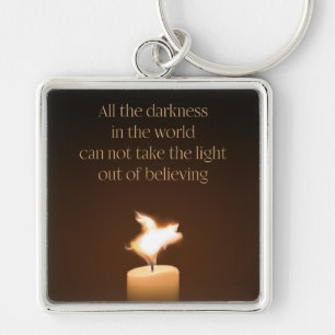 Flying Pig Candle Flame Sleutelhanger