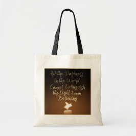 Flying Pig Candle Flame Tote Bag