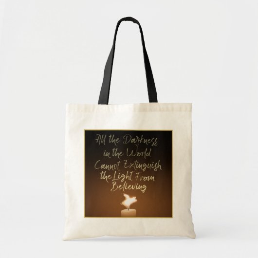 Flying Pig Candle Flame Tote Bag (Voorkant)
