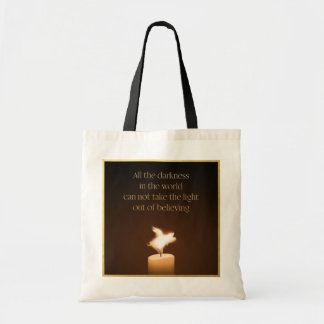 Flying Pig Candle Flame Tote Bag