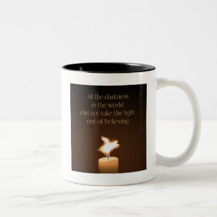 Flying Pig Candle Flame Tweekleurige Koffiemok