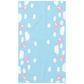 Flying Pig Cute First Birthday Table Cloth Tafelkleed (Voorkant)