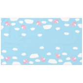 Flying Pig Cute First Birthday Table Cloth Tafelkleed (Voorkant (Horizontaal))