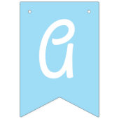 Flying Pig Cute Happy Birthday Bunting Banner (Derde vlag)