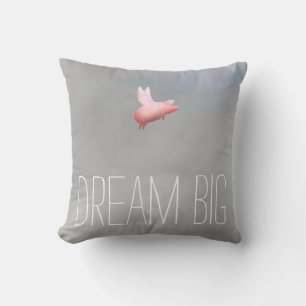 Flying Pig Dream Big Kussen