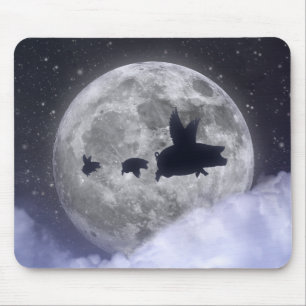 Flying Pig Family Flying Piglets Muismat