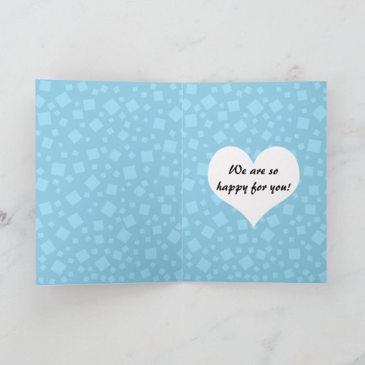 Flying Pig gefeliciteerd Kaart (Binnen)