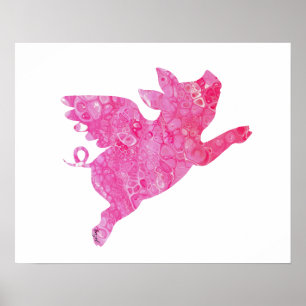 Flying Pig Gifts, Wanneer varkens vliegen, Vliegen Poster