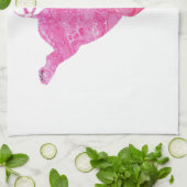 Flying Pig Gifts, Wanneer varkens vliegen, vliegen Theedoek (Gevouwen)