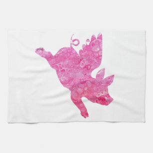 Flying Pig Gifts, Wanneer varkens vliegen, vliegen Theedoek