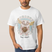 Flying Pig Kiss aangepaste T-shirts (Voorkant)