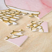 Flying Pig Love aangepaste Jigsaw Puzzel (Zijkant)