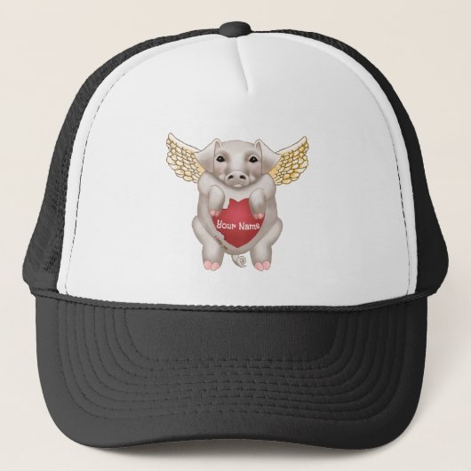 Flying Pig Love petten (Voorkant)