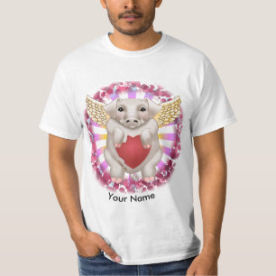 Flying Pig Love T-Shirt
