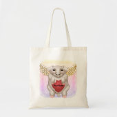 Flying Pig Love Tote Bag (Voorkant)