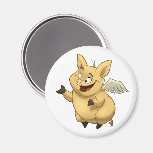 Flying Pig Magnet (Voorkant / Achterkant)
