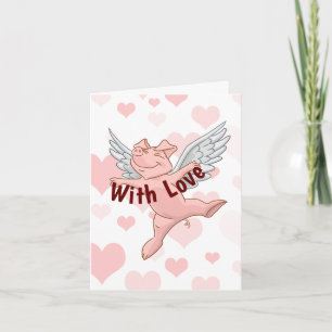 Flying Pig Note-Kaart Kaart