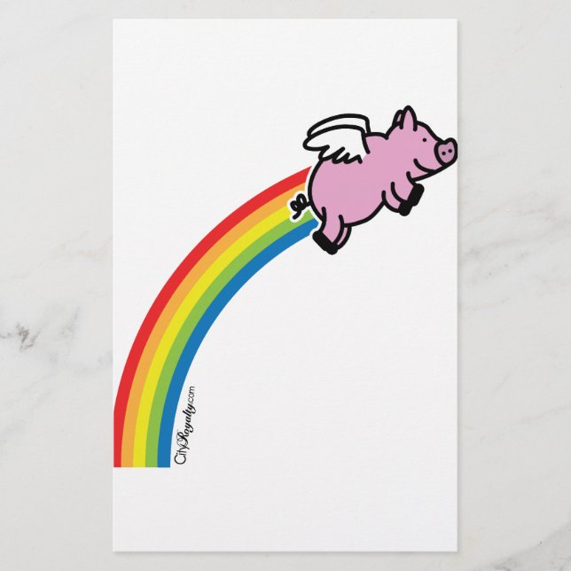 Flying Pig Rainbow (Voorkant)