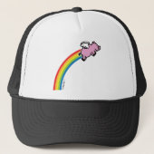 Flying Pig Rainbow Trucker Pet (Voorkant)