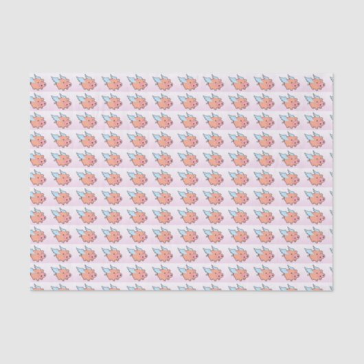 Flying Pig Tissue Paper Tissuepapier (Voorkant)