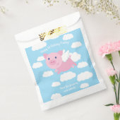 Flying Pig verjaardagsfeestje Bedankzakje (Gezegeld)